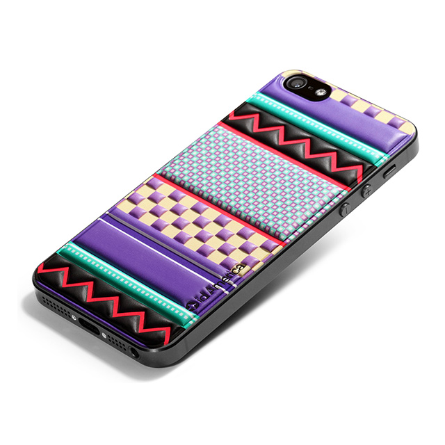 【iPhoneSE(第1世代)/5s/5 スキンシール】Cushi Art Deco Purplegoods_nameサブ画像