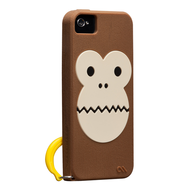 【iPhoneSE(第1世代)/5s/5 ケース】Creatures (Bubbles Monkey Case, Brown)goods_nameサブ画像