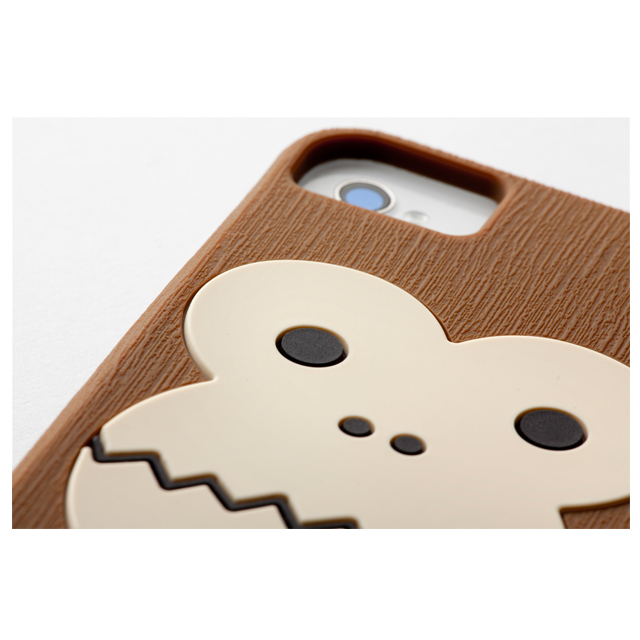 【iPhoneSE(第1世代)/5s/5 ケース】Creatures (Bubbles Monkey Case, Brown)goods_nameサブ画像