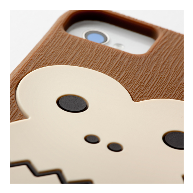 【iPhoneSE(第1世代)/5s/5 ケース】Creatures (Bubbles Monkey Case, Brown)goods_nameサブ画像