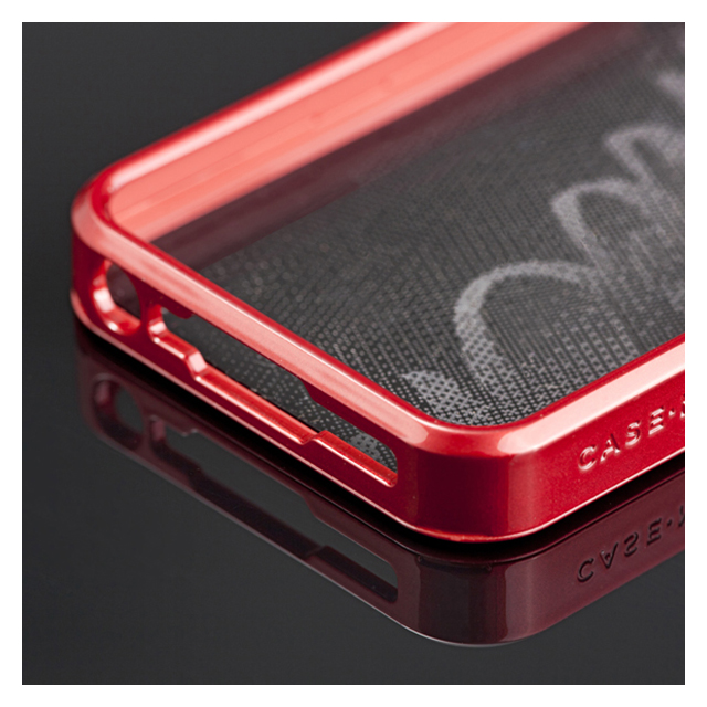 【iPhoneSE(第1世代)/5s/5 ケース】Barely There Case Glam, Flame Redサブ画像