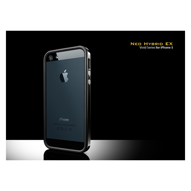 【iPhoneSE(第1世代)/5s/5 ケース】Neo Hybrid EX Vivid Series (Soul Black)goods_nameサブ画像