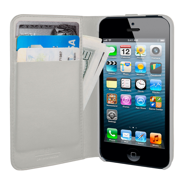 【iPhone5s/5 ケース】Axis Wallet for iPhone 5s/5  トリノホワイトgoods_nameサブ画像