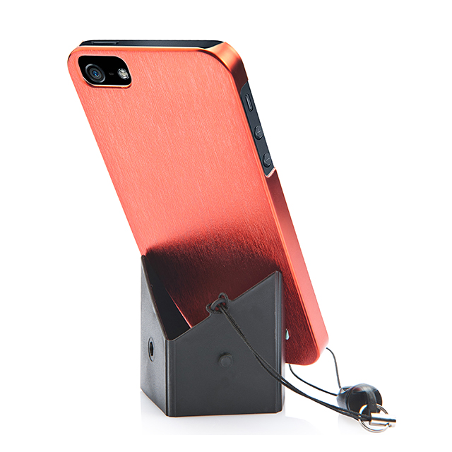 【iPhoneSE(第1世代)/5s/5 ケース】Karapace Jacket Silva Satin Redgoods_nameサブ画像