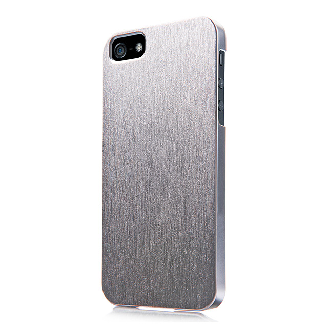 【iPhoneSE(第1世代)/5s/5 ケース】Karapace Jacket Silva Satin Titanium