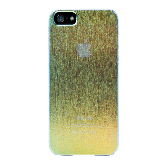 【iPhoneSE(第1世代)/5s/5 ケース】Karapace Jacket Silva Shimma Gold/Blue