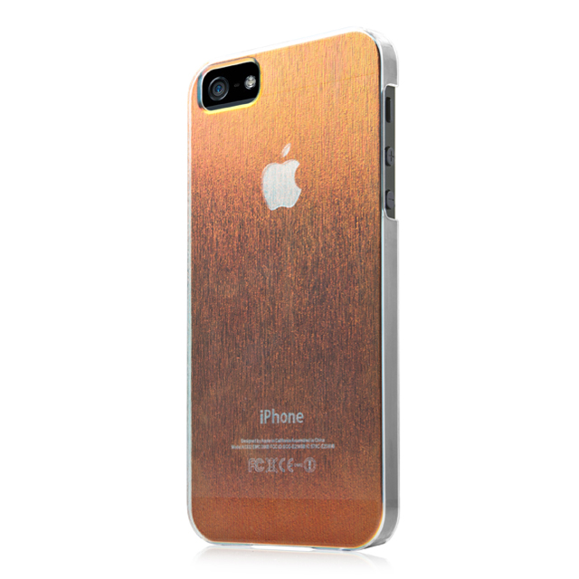 【iPhoneSE(第1世代)/5s/5 ケース】Karapace Jacket Silva Shimma Gold/Clearサブ画像