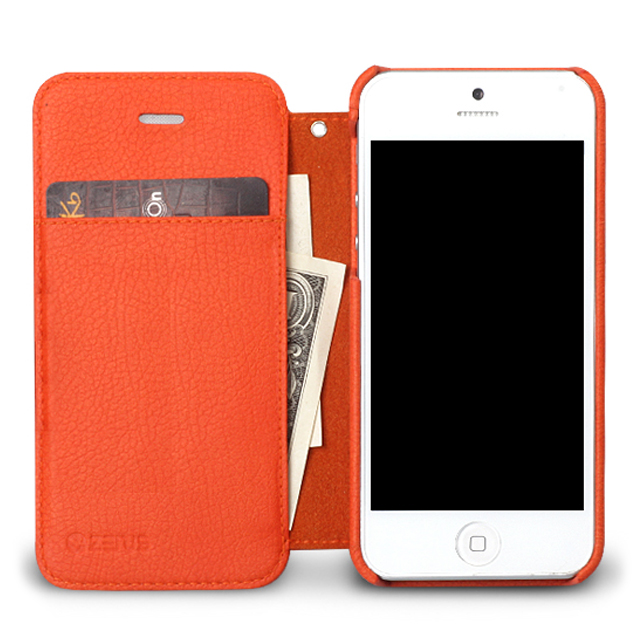 【iPhoneSE(第1世代)/5s/5 ケース】Masstige Color Point Diary (Orange)サブ画像