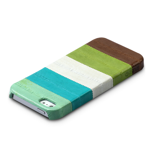 【iPhoneSE(第1世代)/5s/5 ケース】Prestige Eel Leather Bar (Multi Green)サブ画像