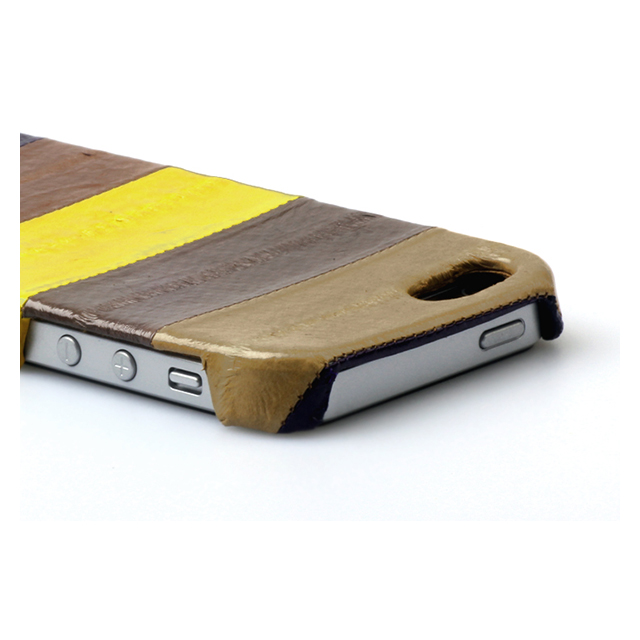 【iPhoneSE(第1世代)/5s/5 ケース】Prestige Eel Leather Bar (Multi Brown)サブ画像