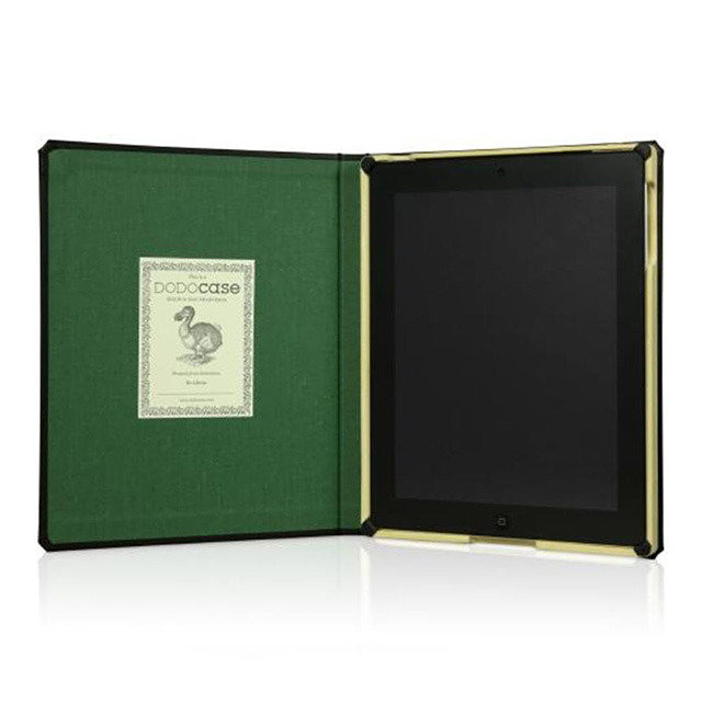 【iPad(第3世代/第4世代) iPad2 ケース】DODOcase Classic Green カメラホール