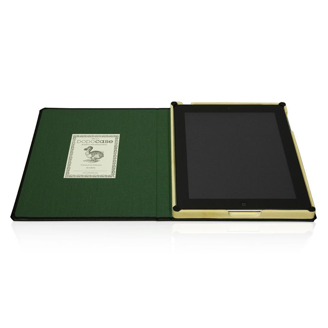 【iPad(第3世代/第4世代) iPad2 ケース】DODOcase Classic Green カメラホールgoods_nameサブ画像