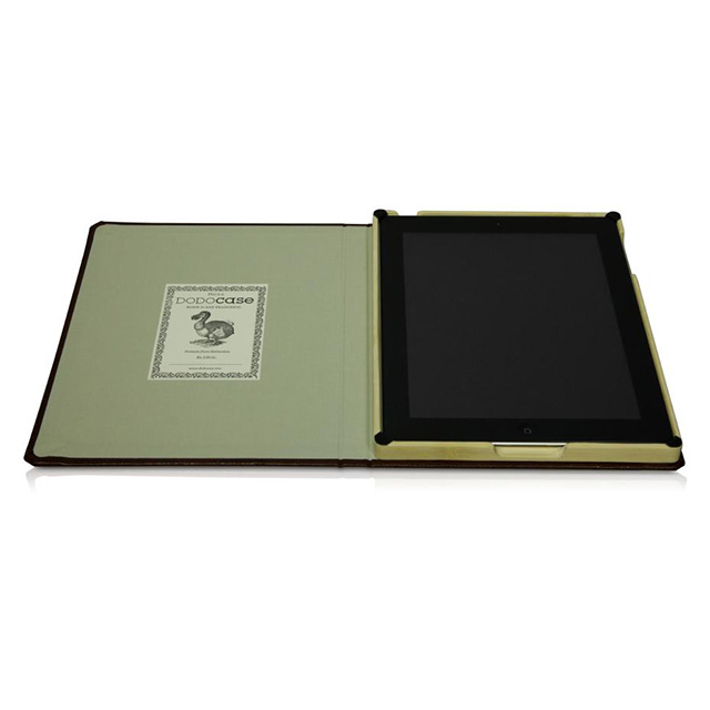 【iPad(第3世代/第4世代) iPad2 ケース】DODOcase SCHOLAR Leather Brown カメラホールサブ画像