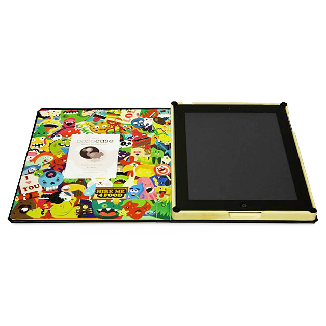 【iPad(第3世代/第4世代) iPad2 ケース】DODOcase Chirply Random Monsters カメラホールgoods_nameサブ画像