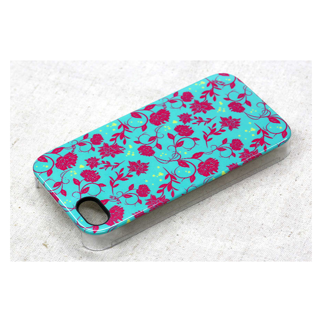 【iPhone4S/4 ケース】Petit Flower Greenサブ画像