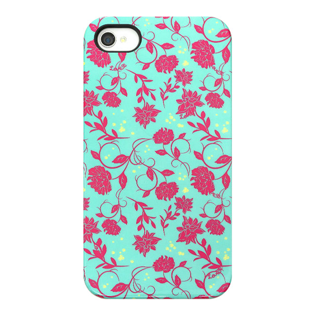 【iPhone4S/4 ケース】Petit Flower Green