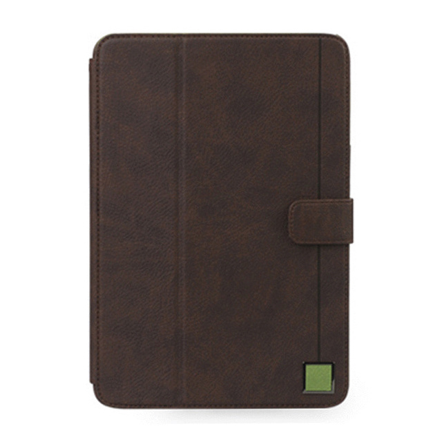 【iPad mini3/2/1 ケース】Masstige Color Point Folio ブラックチョコ 