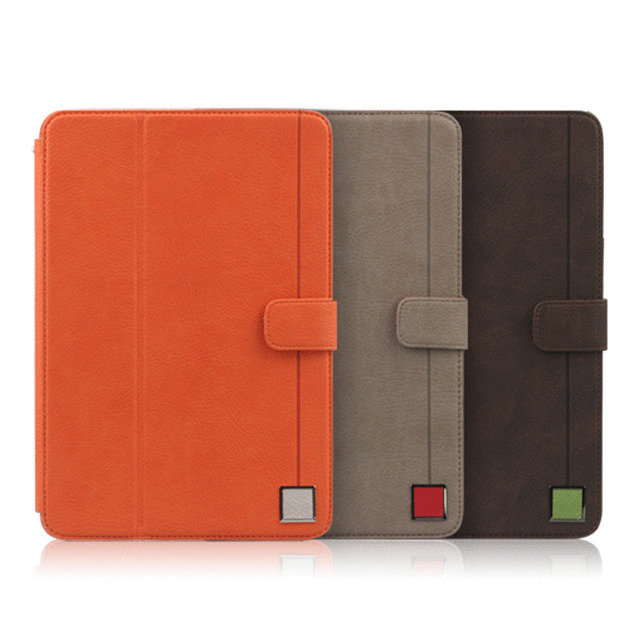 【iPad mini3/2/1 ケース】Masstige Color Point Folio オレンジサブ画像