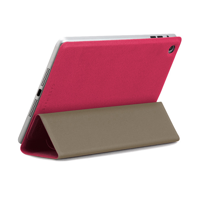 【iPad mini(初代) ケース】Tuxedo Case, Lipstick Pink / Beigeサブ画像