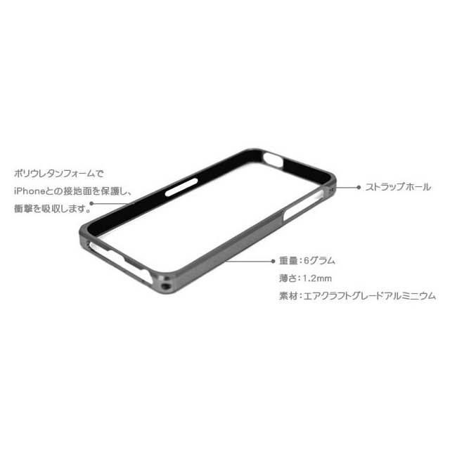 【iPhoneSE(第1世代)/5s/5 ケース】Alloy X (Titanium)goods_nameサブ画像