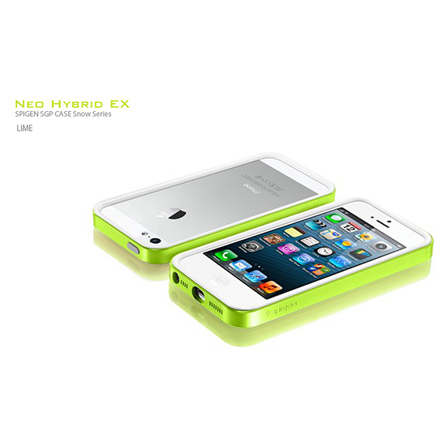 【iPhoneSE(第1世代)/5s/5 ケース】Neo Hybrid EX Snow Series (Lime)goods_nameサブ画像