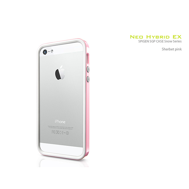 【iPhoneSE(第1世代)/5s/5 ケース】Neo Hybrid EX Snow Series (Sherbet Pink)goods_nameサブ画像