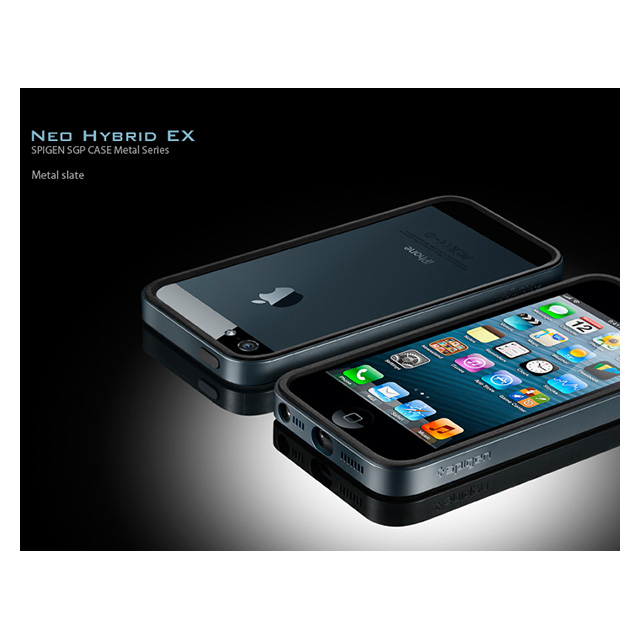 【iPhoneSE(第1世代)/5s/5 ケース】Neo Hybrid EX Metal Series (Metal Slate)goods_nameサブ画像