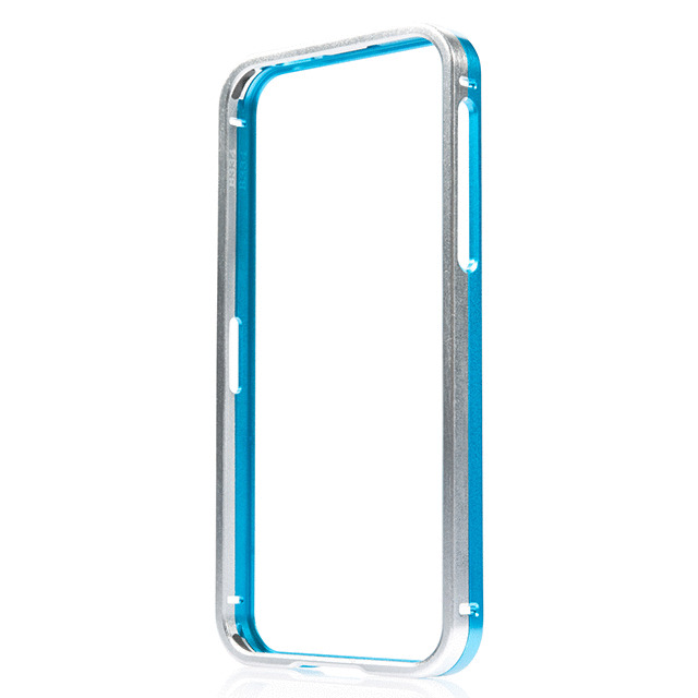 【iPhoneSE(第1世代)/5s/5 ケース】Alumor Bumper DuoFrame (Blue/Silver)サブ画像