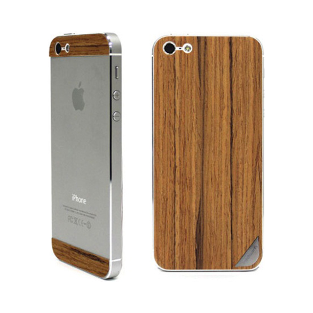 【iPhoneSE(第1世代)/5s/5 スキンシール】Naked Nature Collection (Teak)サブ画像