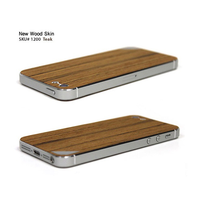 【iPhoneSE(第1世代)/5s/5 スキンシール】Naked Nature Collection (Teak)サブ画像