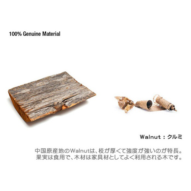 【iPhoneSE(第1世代)/5s/5 スキンシール】Naked Nature Collection (Walnut)goods_nameサブ画像