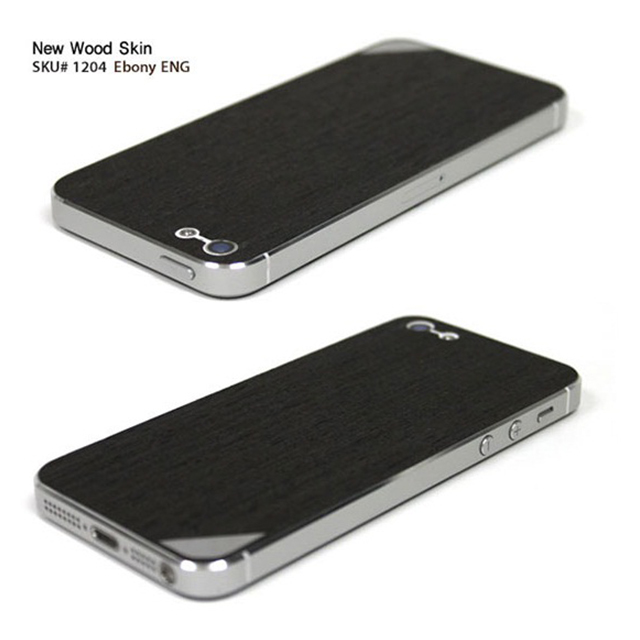 【iPhoneSE(第1世代)/5s/5 スキンシール】Naked Nature Collection (Ebony Black)goods_nameサブ画像