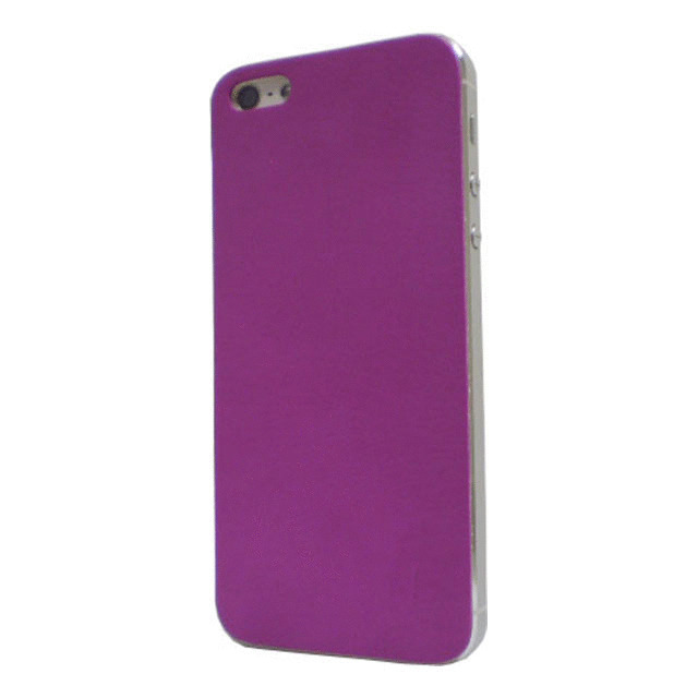 【iPhone5 スキンシール】BADSMAKESGOODS レザーカバー (Pink)