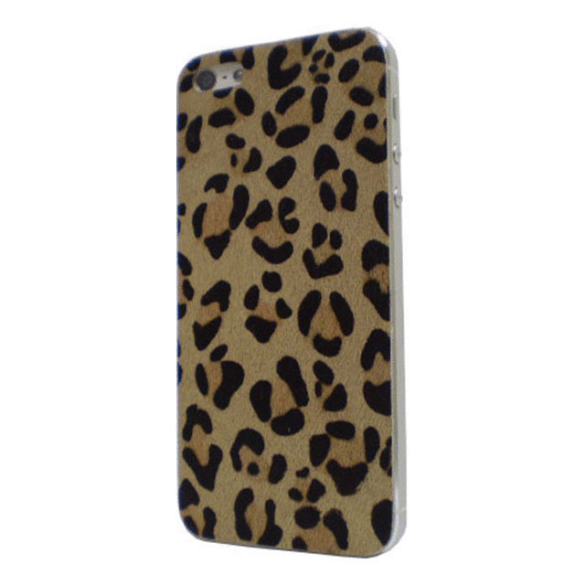 【iPhone5 スキンシール】BADSMAKESGOODS レザーカバー (Fur-P,Beige)