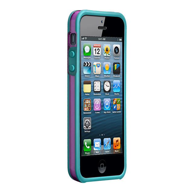 【iPhoneSE(第1世代)/5s/5 ケース】Haze Case (Lilac Purple / Pool Blue)サブ画像