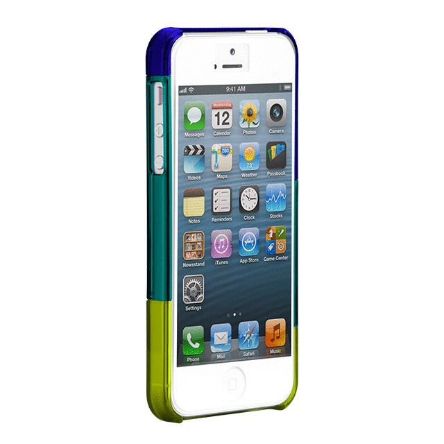 【iPhoneSE(第1世代)/5s/5 ケース】Colorways Case (Marine Blue/Emerald Green/Chartreuse Green)サブ画像