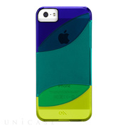 【iPhoneSE(第1世代)/5s/5 ケース】Colorways Case (Marine Blue/Emerald Green/Chartreuse Green)