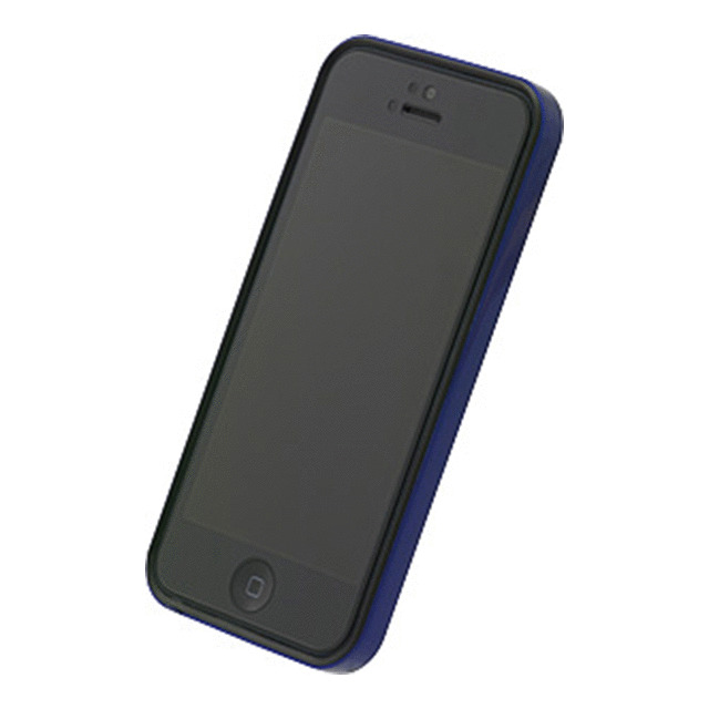 【iPhone5 ケース】フラットバンパーセット for iPhone5(メタリックブルー)goods_nameサブ画像