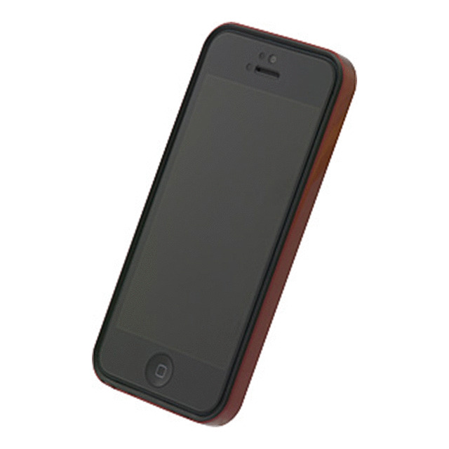 【iPhone5 ケース】フラットバンパーセット for iPhone5(メタリックレッド)サブ画像