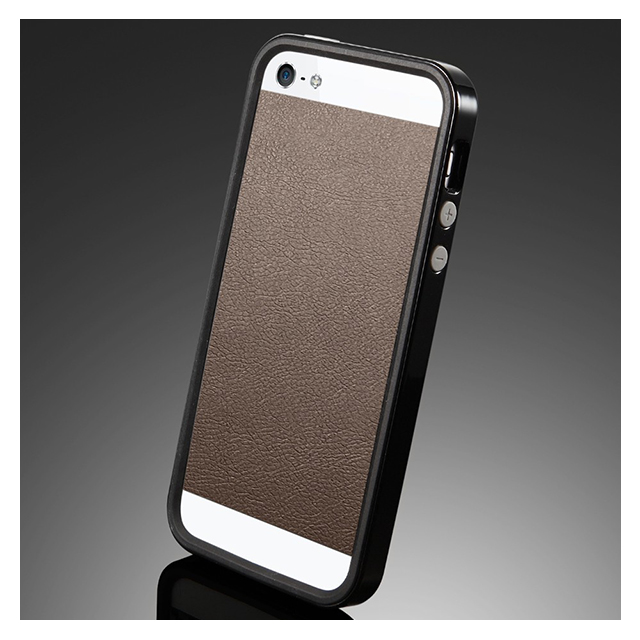 【iPhone5 スキンシール】SPIGEN SGP Case Skin Guard Series Leather Browngoods_nameサブ画像