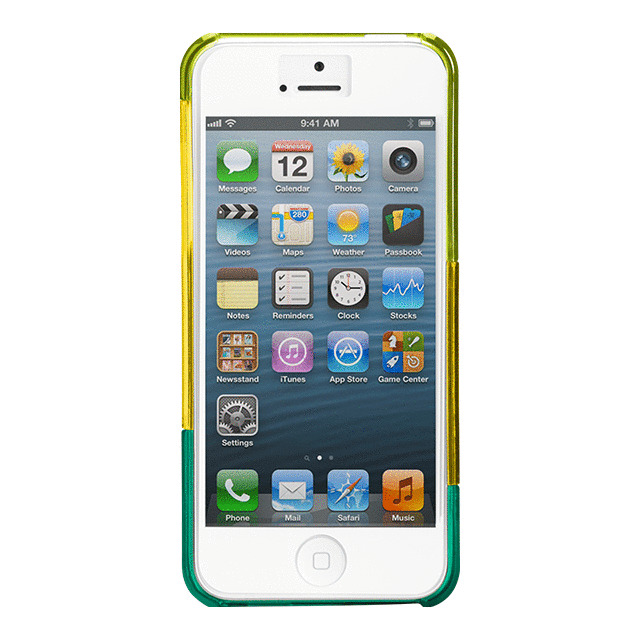 【iPhoneSE(第1世代)/5s/5 ケース】Colorways Case (Lime Green/Yellow/Turquoise)goods_nameサブ画像