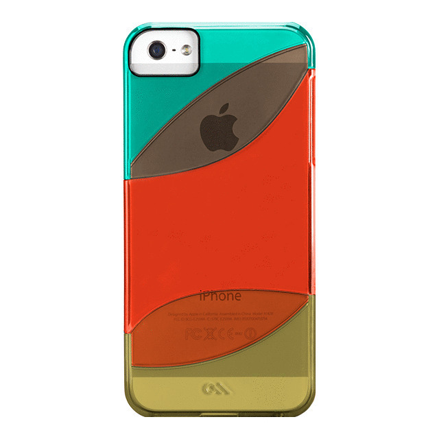 【iPhoneSE(第1世代)/5s/5 ケース】Colorways Case (Teal Blue/Orange/Sage Green)