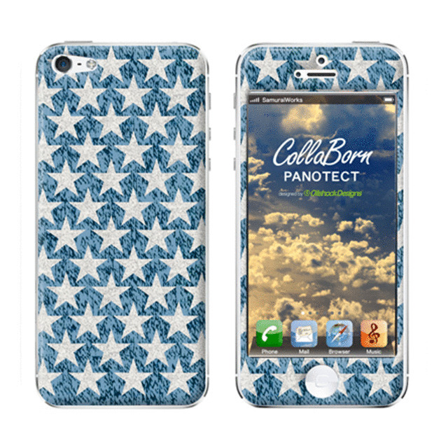 【iPhone5 スキンシール】Rustic Stars