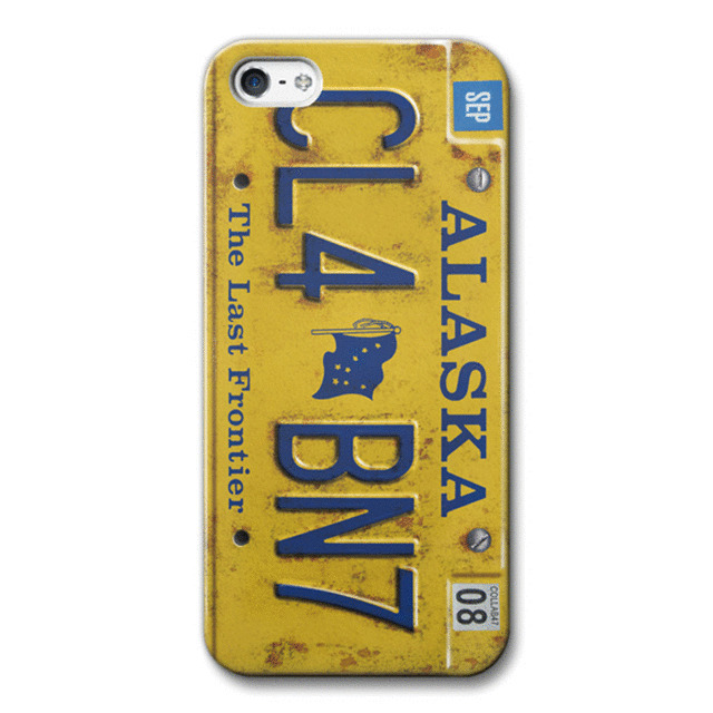 【iPhone5s/5 ケース】Numberplate[Alaska] 