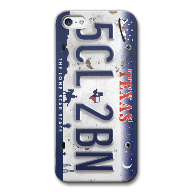 【iPhone5s/5 ケース】Numberplate[Texas] 