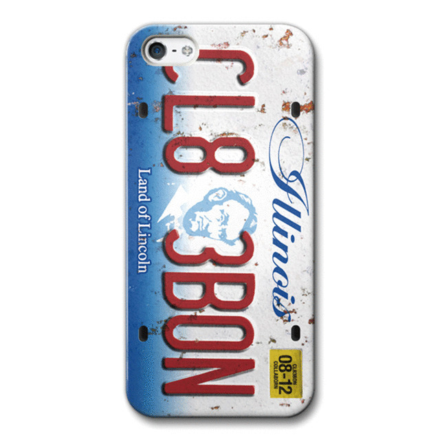 【iPhone5s/5 ケース】Numberplate[Illiois]