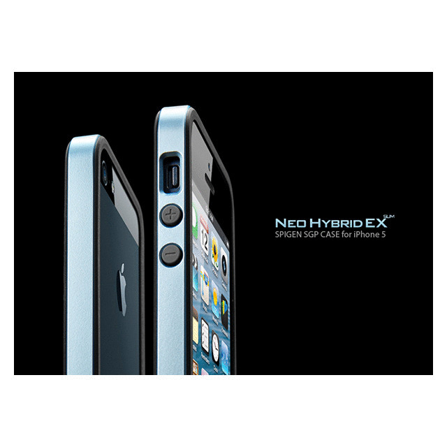 【iPhoneSE(第1世代)/5s/5 ケース】Neo Hybrid EX SLIM Metal Series (Metal Blue)サブ画像