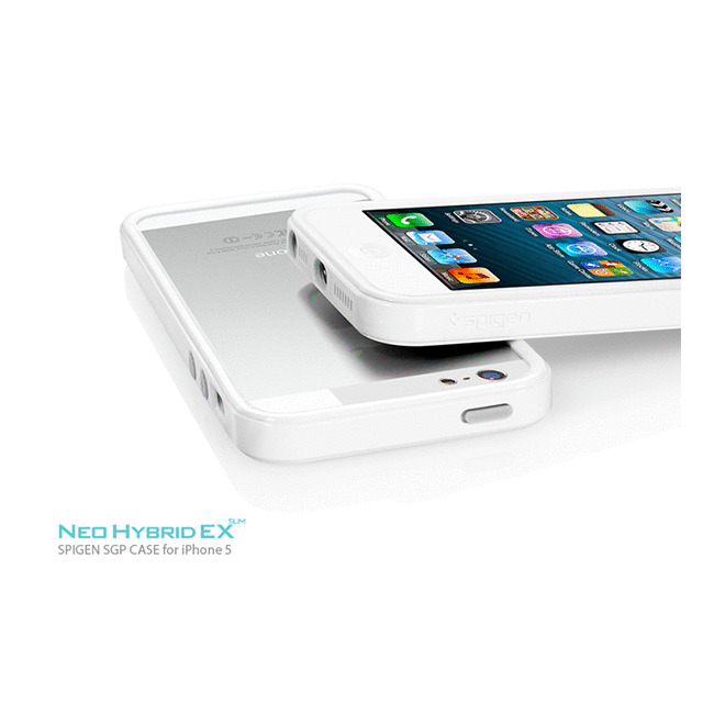 【iPhoneSE(第1世代)/5s/5 ケース】Neo Hybrid EX SLIM Snow Series (Infinity White)サブ画像