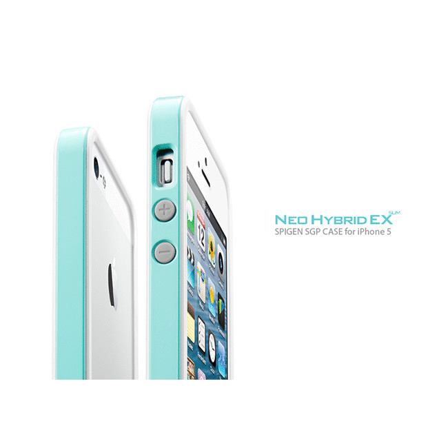 【iPhoneSE(第1世代)/5s/5 ケース】Neo Hybrid EX SLIM Snow Series (Mint)サブ画像