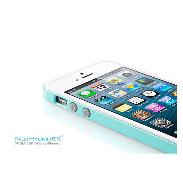【iPhoneSE(第1世代)/5s/5 ケース】Neo Hybrid EX SLIM Snow Series (Mint)サブ画像